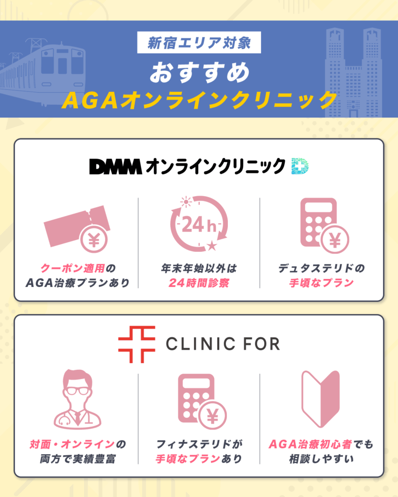 新宿のAGA治療おすすめクリニックを徹底比較〈2026年1月版〉